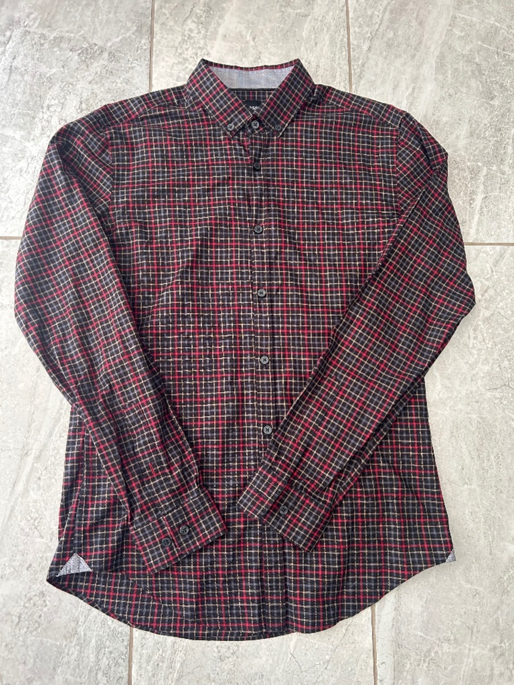 BOSS Plaid Button Up - SLIM FIT